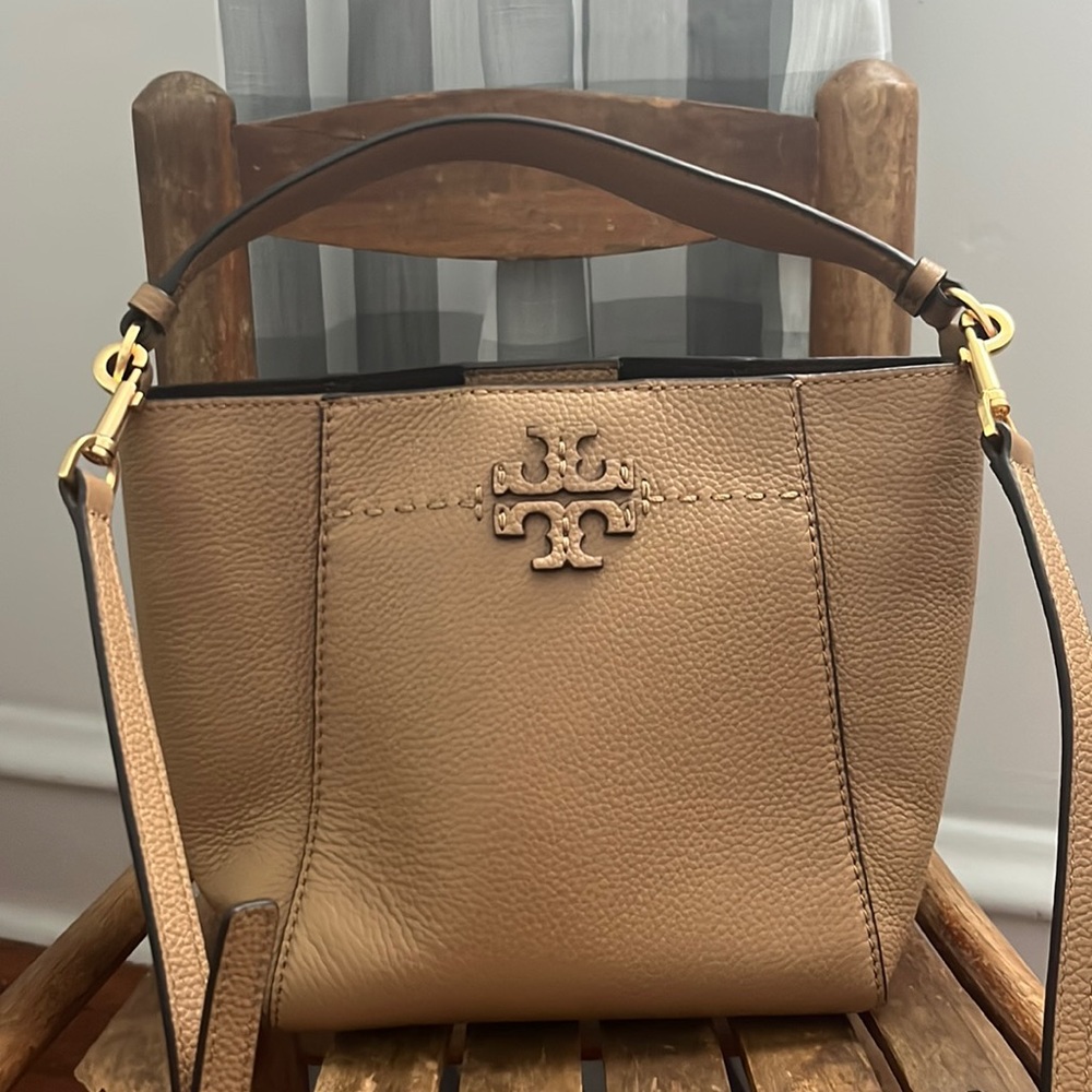 Tory Burch Tiramisu McGraw Small Bucket Bag